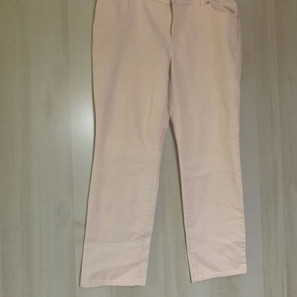 Chico’s pink denim jeans,‎ Chico size 2 , size 12 - Picture 4 of 12